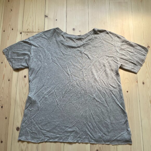 Light grey/tan ZARA T-shirt size S - Picture 1 of 2